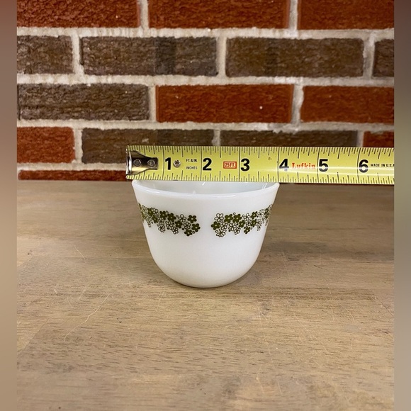 Pyrex Corelle Spring Blossom Crazy Daisy 4 Coffee Tea Cup Mugs Milk glass - Picture 5 of 10